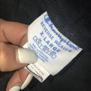 Extra large champion sweatshirt